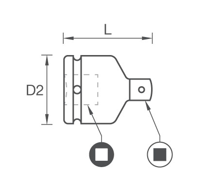 3/4 kare adaptrler
