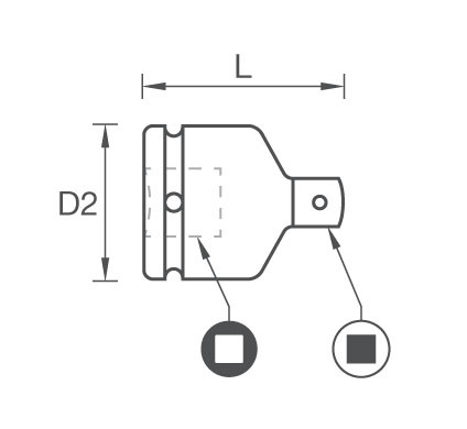 2.1/2 kare adaptrler
